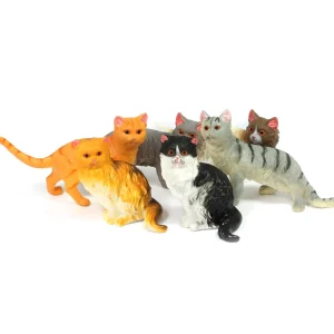 Large Soft Feel Cat Bundle. 6Pcs.