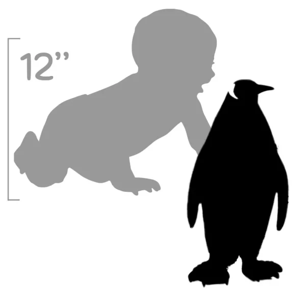 Large Soft Feel Penguin Toy - 12 Inch Arctic Wildlife Learning