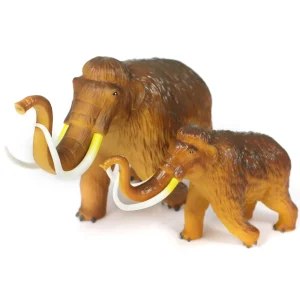 Large Soft Feel Woolly Mammoth Toy Set.