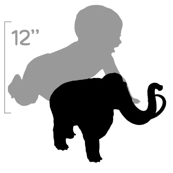 Large Soft Feel Woolly Mammoth Toy Set.