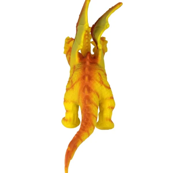 Large Yellow Three Headed Dragon Toy - 23-Inch