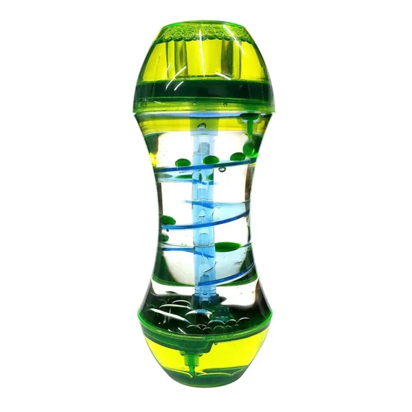 Liquid Bubble Spiral Sensory Timers - 3 Pack for Calming Visual Stimulation