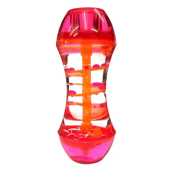 Liquid Bubble Spiral Sensory Timers - 3 Pack for Calming Visual Stimulation