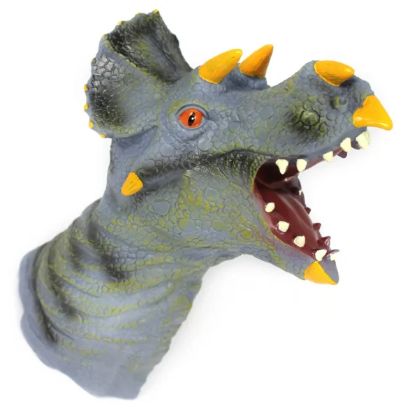 3 Long Dinosaur Hand Puppets