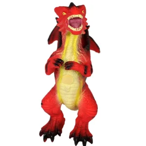 Mighty & Mythical Red Dragon Toy - Large 37cm Size for Imaginative Play