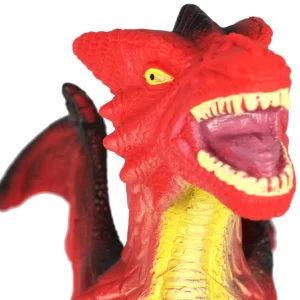 Mighty & Mythical Red Dragon Toy - Large 37cm Size for Imaginative Play