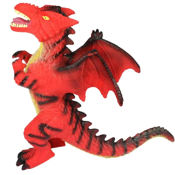 Mighty & Mythical Red Dragon Toy - Large 37cm Size for Imaginative Play