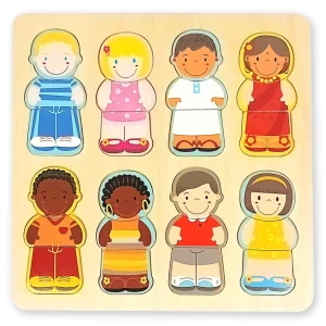 Multicultural Wooden Jigsaw Puzzle