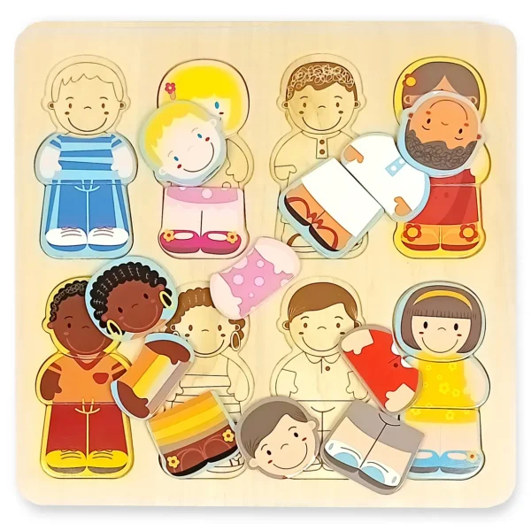 Multicultural Wooden Jigsaw Puzzle