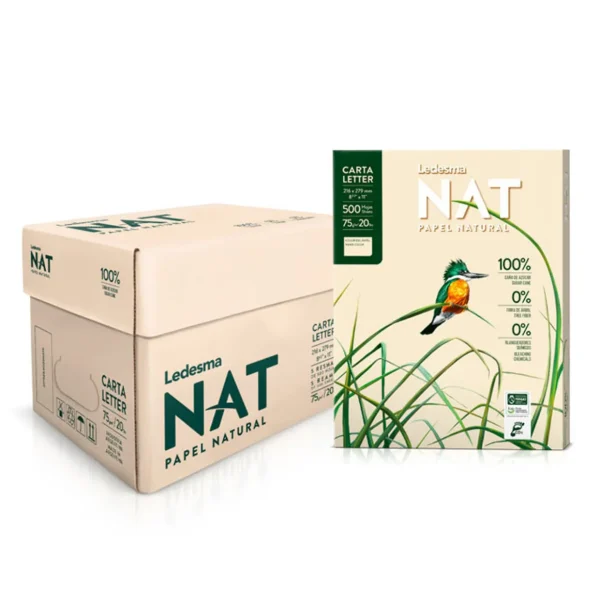 NATURAL & ECO-FRIENDLY A4 PAPER - 5 Reams 2500 Sheets