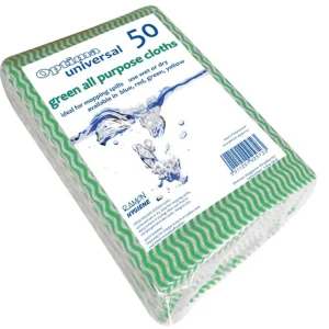 Optima Colour-Coded All Purpose Cloth 50pk
