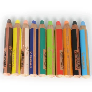 10 Pack Of Stabilo Woody 3 in 1 pencils