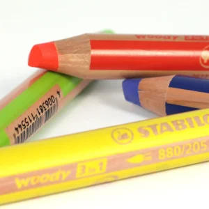 10 Pack Of Stabilo Woody 3 in 1 pencils