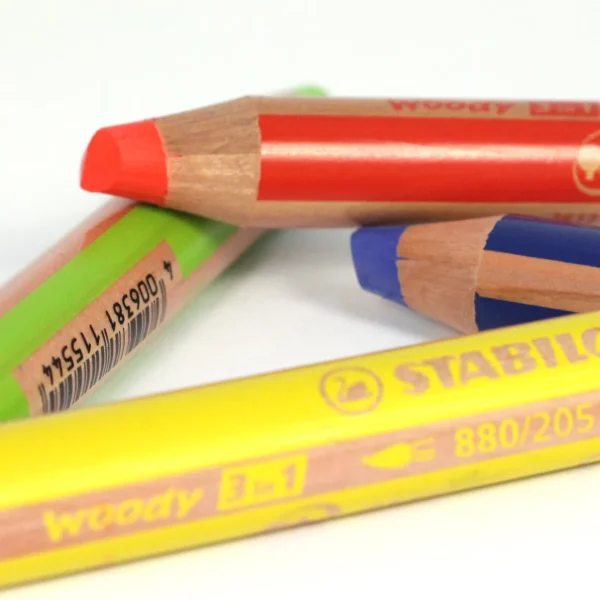 10 Pack Of Stabilo Woody 3 in 1 pencils