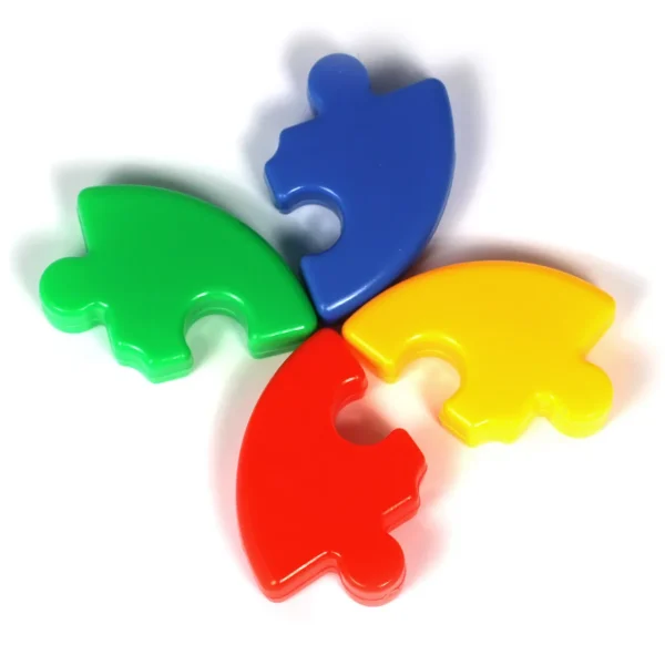 28PC Corner Puzzle Piece Construction Set