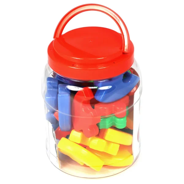 28PC Corner Puzzle Piece Construction Set