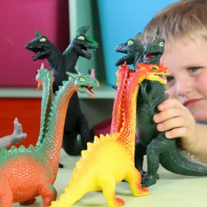 6pc Dragon Toys Set – Small World Play & Imaginative Adventures