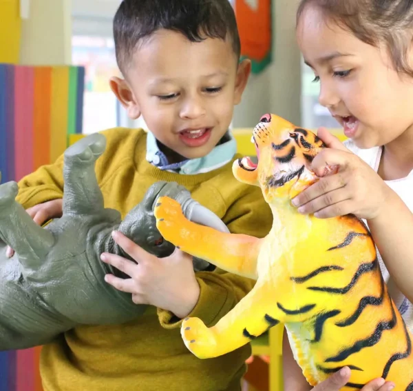 4pc Jumbo Safari Animal Toys for Big Imaginations