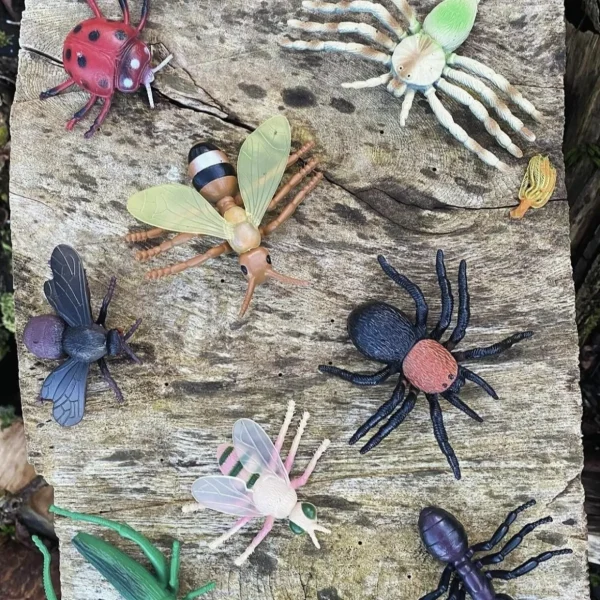 12pc Minibeast Bug & Insect Toys for Small World Play