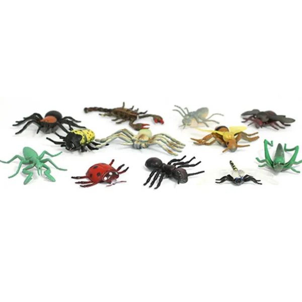 12pc Minibeast Bug & Insect Toys for Small World Play