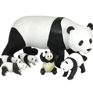 6pc Panda Family Toys