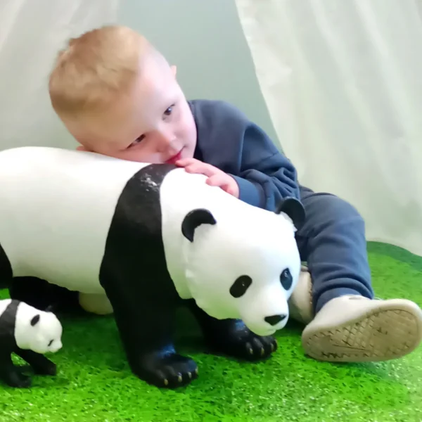 6pc Panda Family Toys