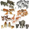 32pc Small World Safari Animals - Perfect for Early Learning and Creative Play