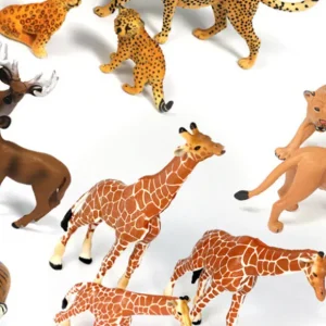 32pc Small World Safari Animals - Perfect for Early Learning and Creative Play