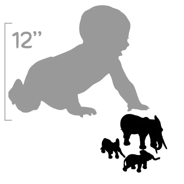 32pc Small World Safari Animals - Perfect for Early Learning and Creative Play