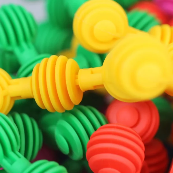 120PC Soft Ridge Balls Construction Set