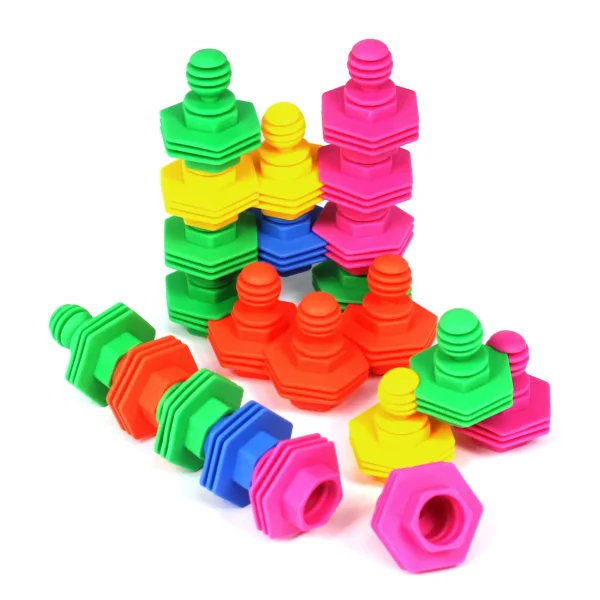 120pc Soft Ridge Shaped Construction Set