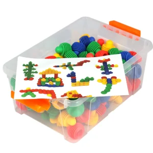 120PC Soft Rounded Construction Set - Educational STEM Building Toy for Imaginative Play