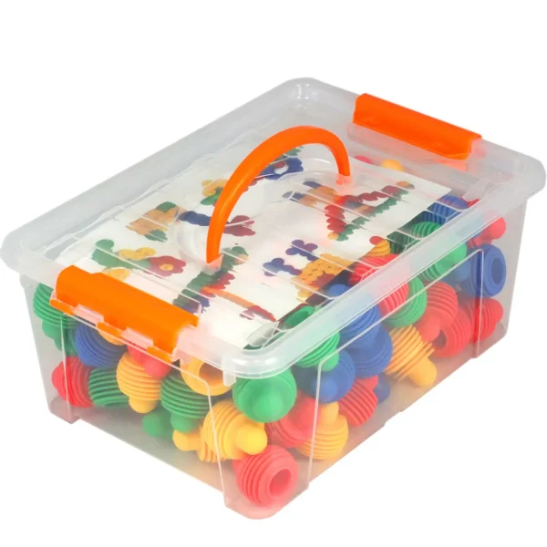 120PC Soft Rounded Construction Set - Educational STEM Building Toy for Imaginative Play