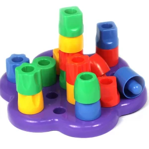 19PC Stacking Pegs Construction Set