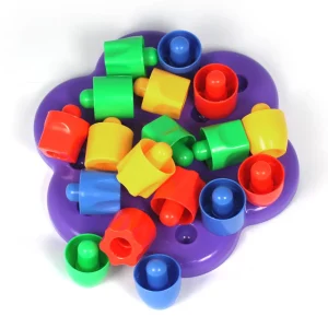 19PC Stacking Pegs Construction Set