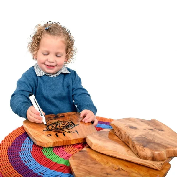 3pc Wooden Drywipe Writing Board Set