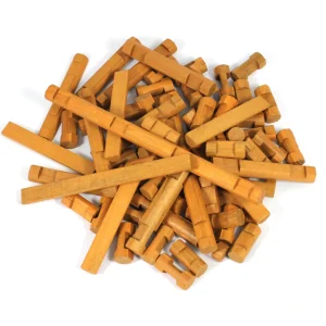 90pc Wooden Forest Log Cabin Construction Set - Durable & Educational