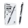 Pentel EnerGel X Retractable Gel Pen Medium Black (Pack of 12)
