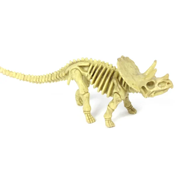 6-Piece Realistic Toy Dinosaur Skeleton Bones Set - Ideal for Pretend Play