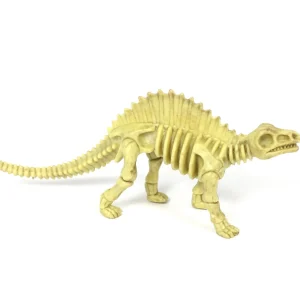 6-Piece Realistic Toy Dinosaur Skeleton Bones Set - Ideal for Pretend Play