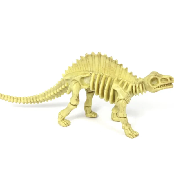 6-Piece Realistic Toy Dinosaur Skeleton Bones Set - Ideal for Pretend Play