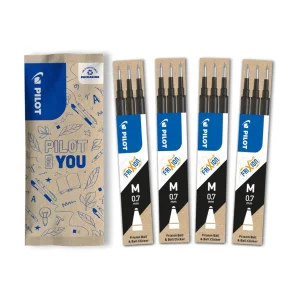 PILOT FriXion Erasable Pens - Black - Pack of 12