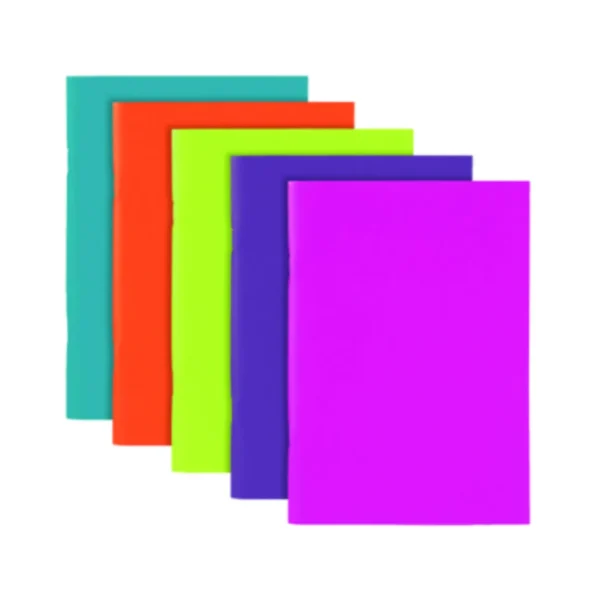 Polypropylene Covered A5 Notebooks 40 Sheets (Pack of 10)