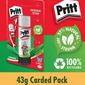 Pritt Stick Glue Sticks 43g (Pack of 12)