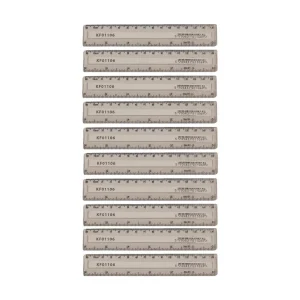 Q-Connect Acrylic Shatter Resistant Ruler 15cm Clear (Pack of 10)