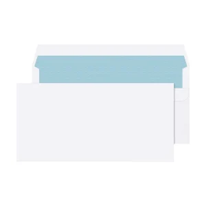 Q-Connect DL Envelopes Plain Wallet Self Seal 80gsm White (Pack of 1000)