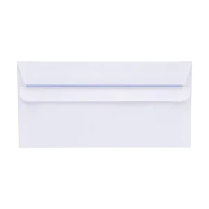Q-Connect DL Envelopes Plain Wallet Self Seal 80gsm White (Pack of 1000)