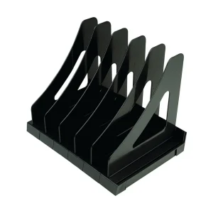 Q-Connect Executive Book Rack Black