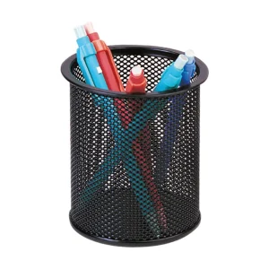 Q-Connect Mesh Pen Pot Black