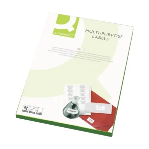 Q-Connect Multipurpose Labels 199.6x143.5mm 2 Per Sheet White (Pack of 200)